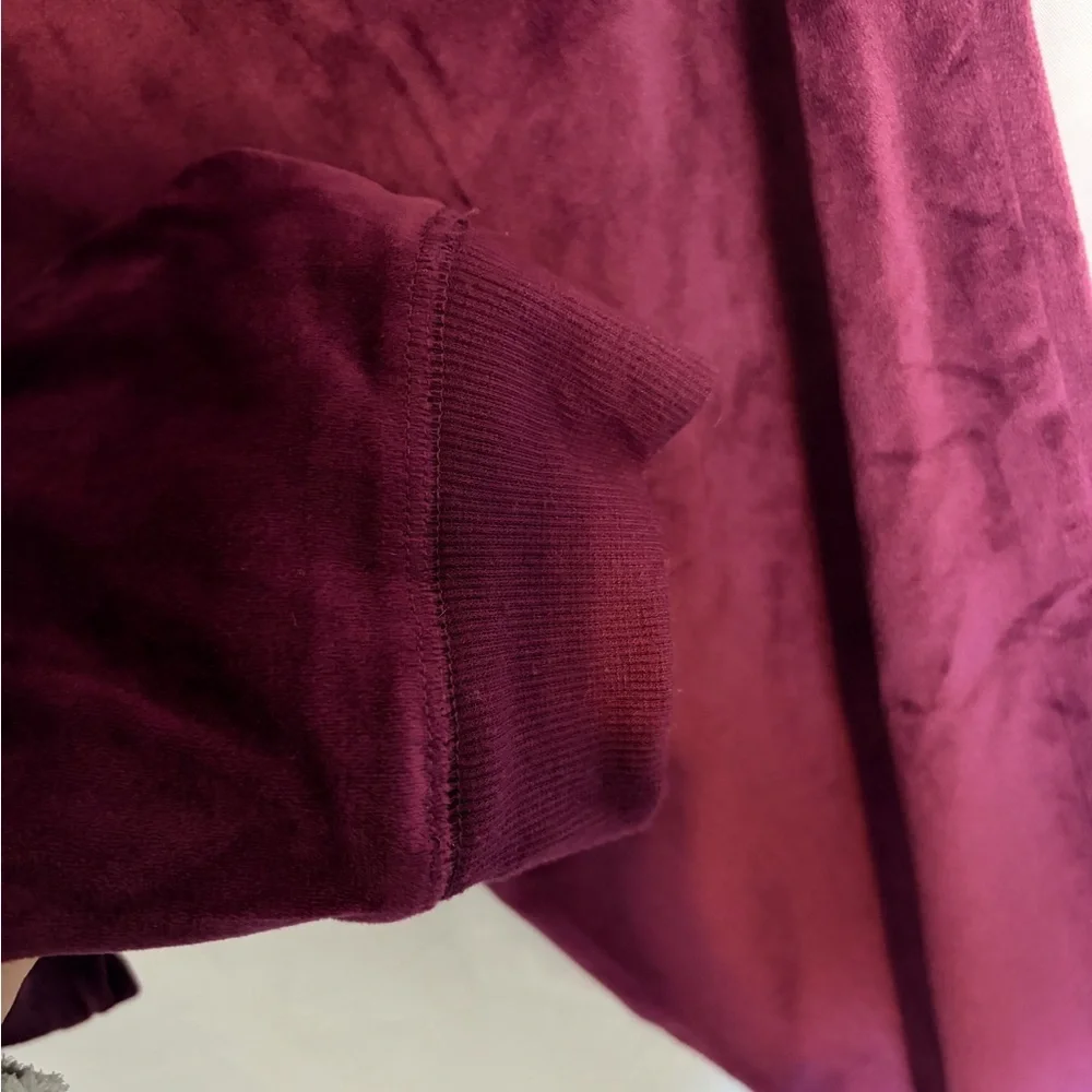 Honeydew USA Burgundy Velvet Joggers​​ - Picture 4 of 5